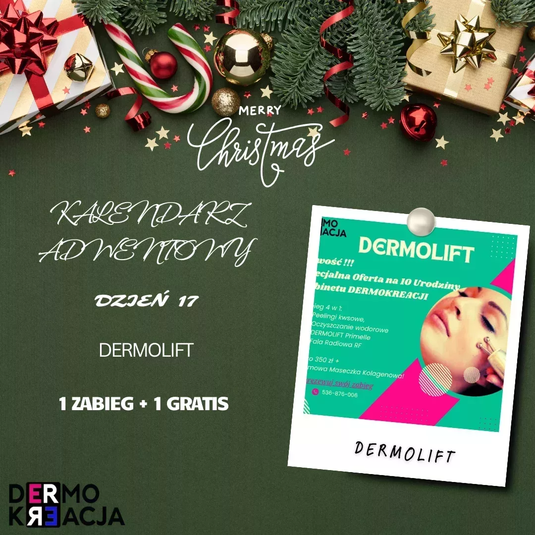 DERMOLIFT 1 zabieg + 1 zabieg gratis!
