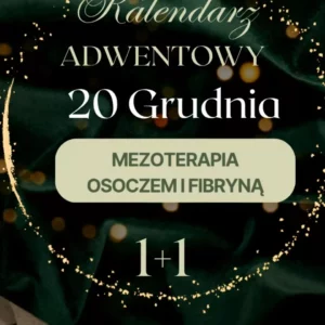 Mezoterapia Osoczem i Fibryną 1 zabieg + 1 zabieg gratis!